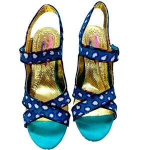 NWT!!" IRREGULAR CHOICE" MUTINY, Mermaid Find Green,Funky High Heels, SZ 9